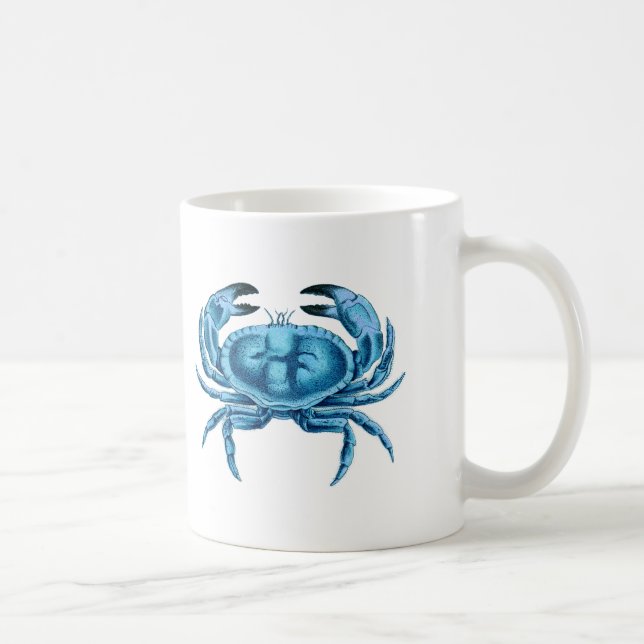 Mug Bord de mer du cri bleu (Droite)