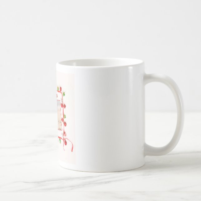 Mug Bordure Collie Noël (Droite)