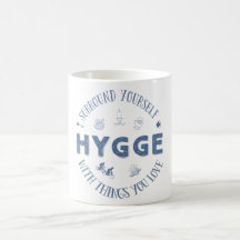 Bordure vous-même W. Hygge (texte bleu-foncé)