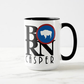 Mug BORN Casper Wyoming 15oz
