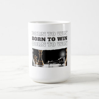 Mug BORN TO WIN Chess Victory – Motivational