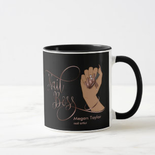 Mug Boss à ongles, cadeau pour manucure de technicien 