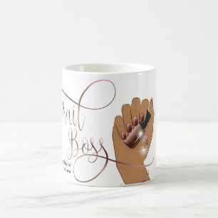 Mug Boss à ongles, technicien à ongles, clous longs, m
