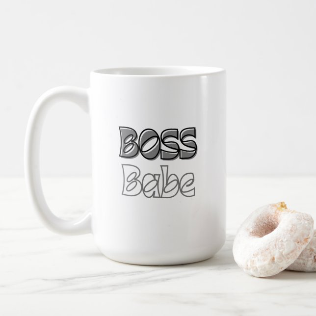 Mug Boss Babe 15 oz. Classique (Avec donut)