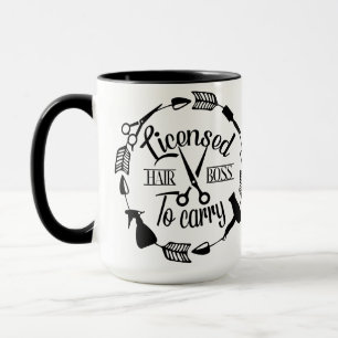 Mug Boss de coiffure personnalisée