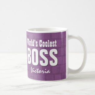 Mug BoSS Purple Bricks le plus froid au monde sur mesu
