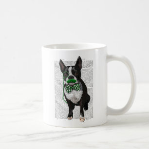 Mug Boston Terrier Avec Moustache Verte Et Spotty 2