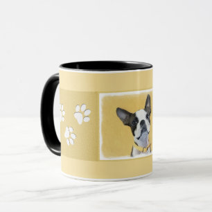 Mug Boston Terrier Peinture - Cute Original Chien Art