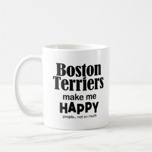 Mug Boston Terriers Me Rendre Heureux