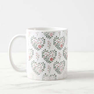 Mug Botanical heart valentine