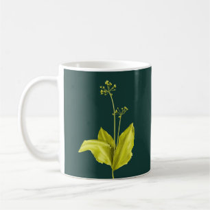 Mug Botanique d'ail sauvage Plante vert