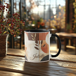 Mug botanique d'automne - Nature terrestre personn