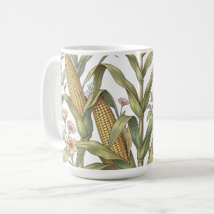 Mug Botanique de tige de maïs vintage