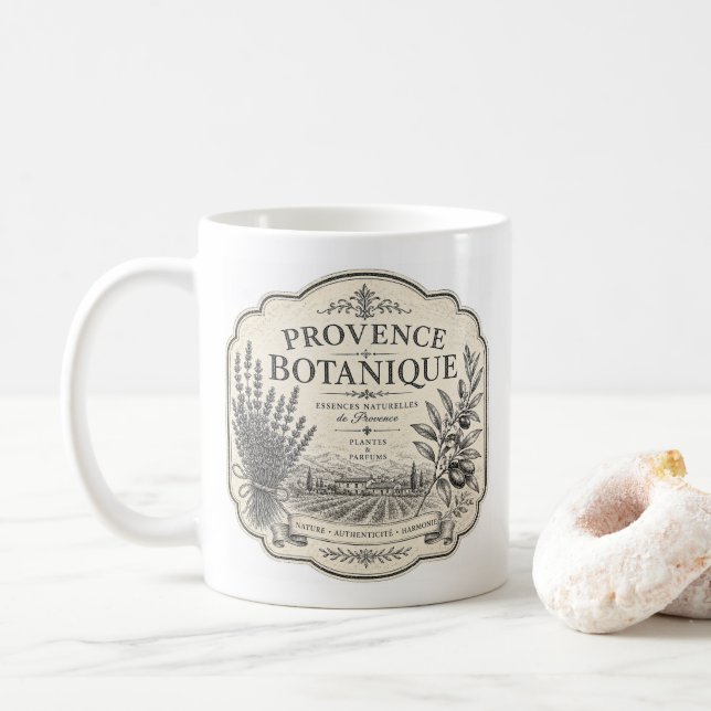 mug botanique provence  (Avec donut)