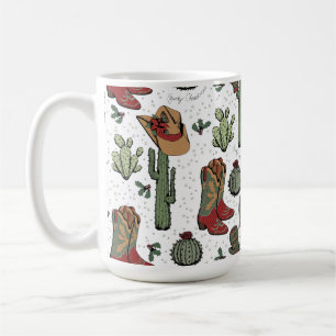 Mug Botte de cow-boy de Noël