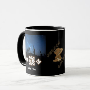 Mug Bottes de fille et Selfie Casquette Nom de la phot