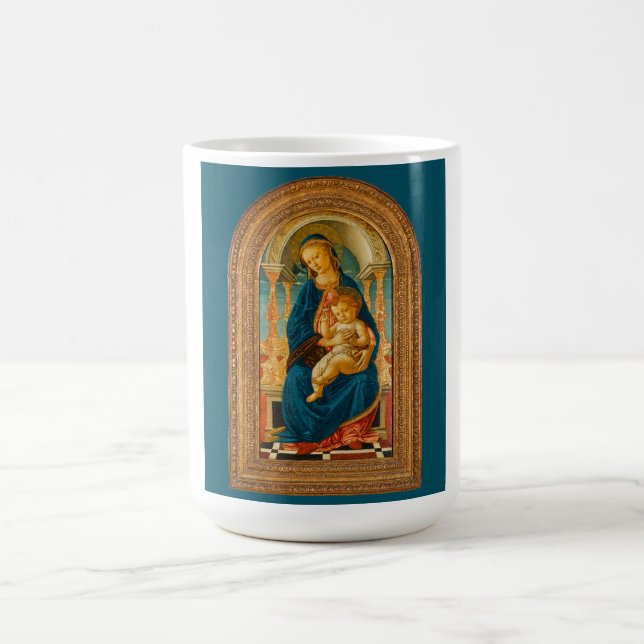 Mug Botticelli (1445-1510) Madonna & Child Enthroned (Centre)