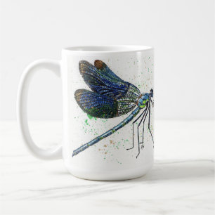 Mug Bouche de libellule aquarelle