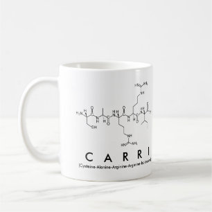 Mug Bouche de nom de peptide Carri