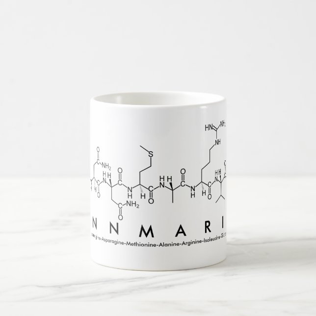 Mug Bouche de nom du peptide Annmarie (Centre)