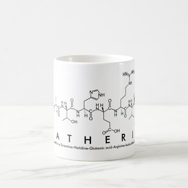 Mug Bouche de nom du peptide de la cathéine (Centre)