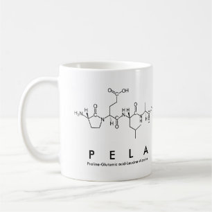 Mug Bouche de nom du peptide Pela