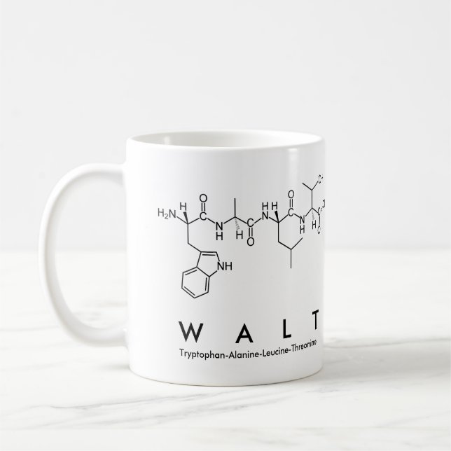 Mug Bouche de nom du peptide Walt (Gauche)