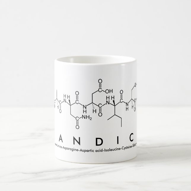 Mug Bouche nom de peptide de la bougie (Centre)