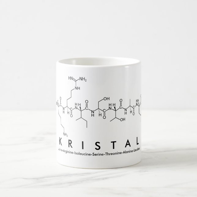 Mug Bouche nom du peptide Kristal (Centre)