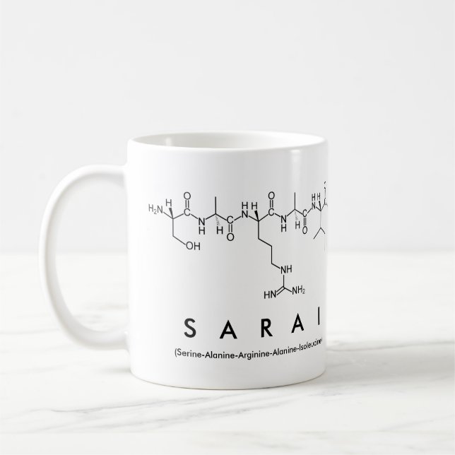 Mug Bouche nom du peptide Sarai (Gauche)