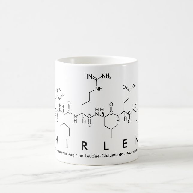 Mug Bouche nom du peptide Shirlene (Centre)