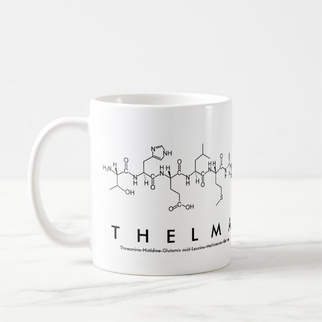 Mug Bouche nom du peptide thelma (Gauche)