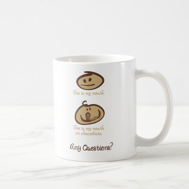 Mug Bouche sur le chocolat (Droite)