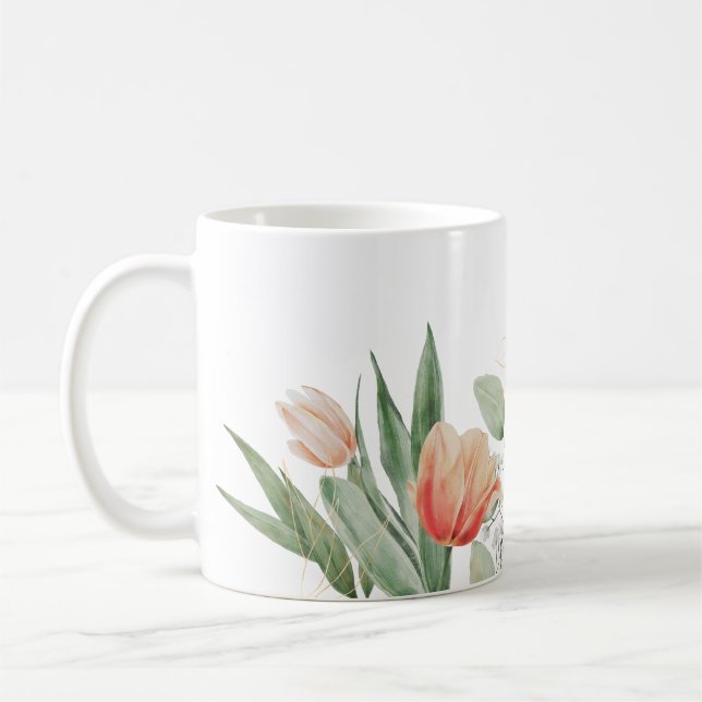 Mug Bouchon à motifs floraux (Gauche)