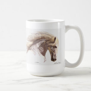 Mug Bouchon d'Art fin Stallion de Cheval Blanc