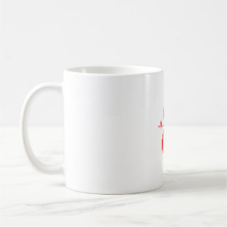 Mug Bouchon de café au ruban rouge
