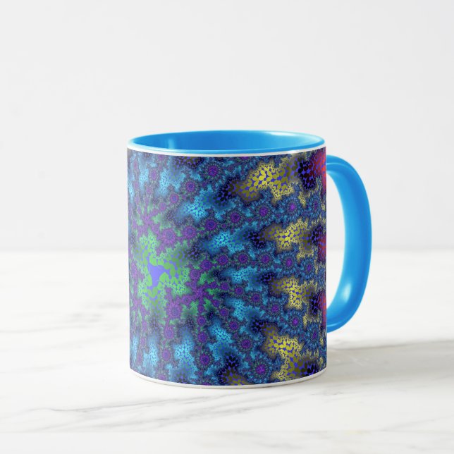 Mug Bouchon de café sur mesure rose (Devant droit)