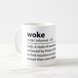 Mug bouchon de définition amusant réveillé