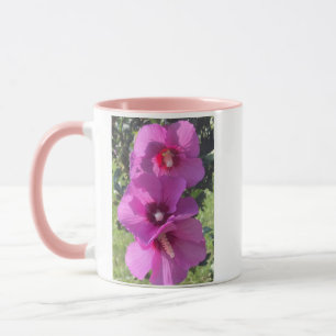 Mug Bouchon de fleurs violettes