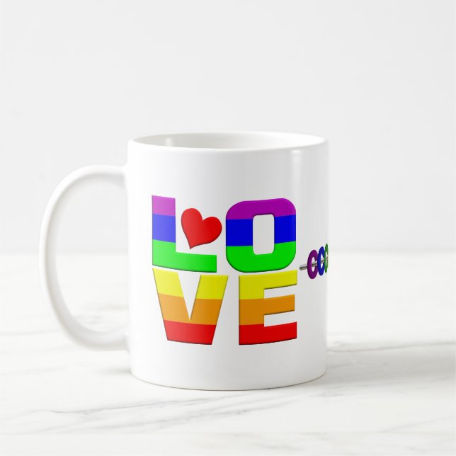 Mug Bouchon de Love Pride (Gauche)