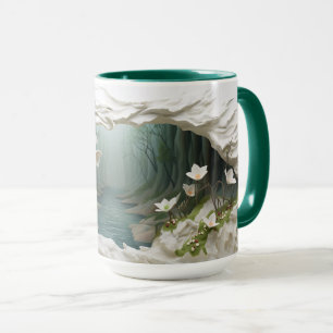 Mug Bouchon d'enveloppement de boue de paysage 3D