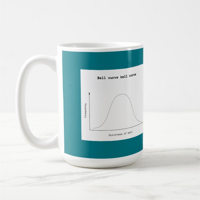 Mug Boucle de courbe de cloche (Gauche)