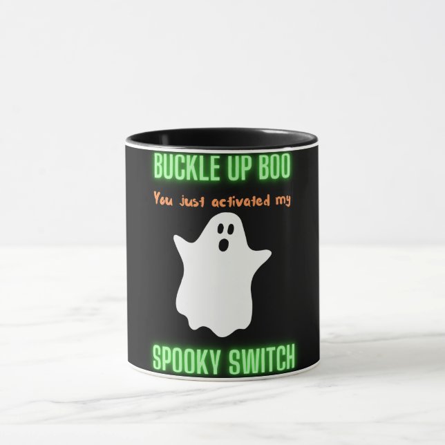 Mug Boucle Haut Boo Vous venez d'activer mon commutate (Centre)
