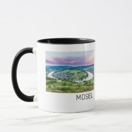 Mug Boucle Moselle Coucher de soleil Kroev Panorama Al