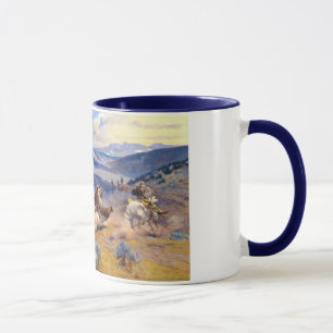 Mug Boucles de Charles M. Russell et Horses rapide