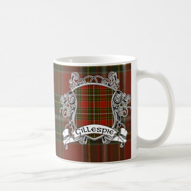 Mug Bouclier de tartan de Gillespie (Droite)