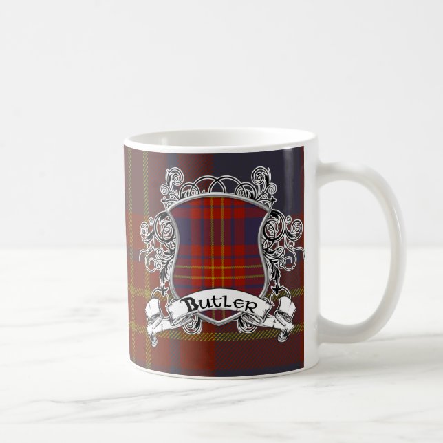 Mug Bouclier de tartan de maître d'hôtel (Droite)