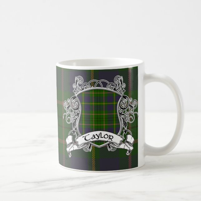 Mug Bouclier de tartan de Taylor (Droite)