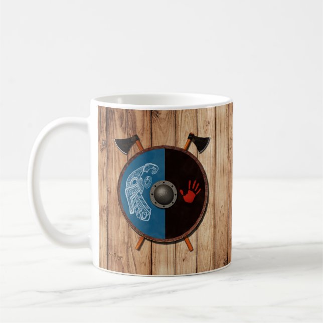 Mug Bouclier viking et axes (Gauche)