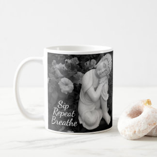 Mug Bouddha Bois Respirer Répéter – Affirmation Noir B